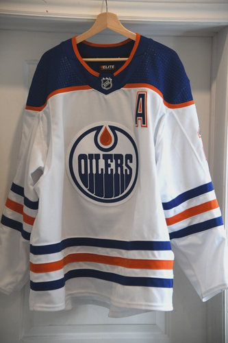 *Game Worn* Edmonton Oilers Adidas(MIC) Darnell Nurse Away Jersey size 58 w/COA