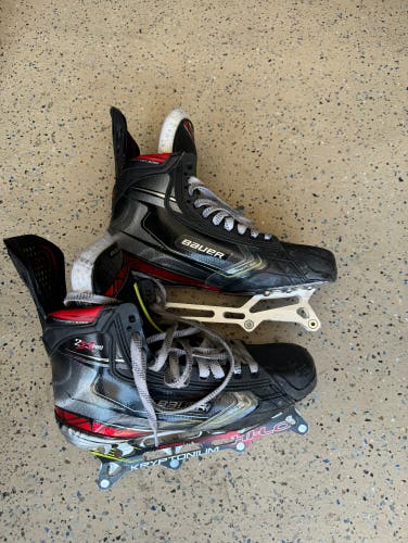 Used Bauer Regular Width 10.5 Vapor 2X Pro Hockey Skates