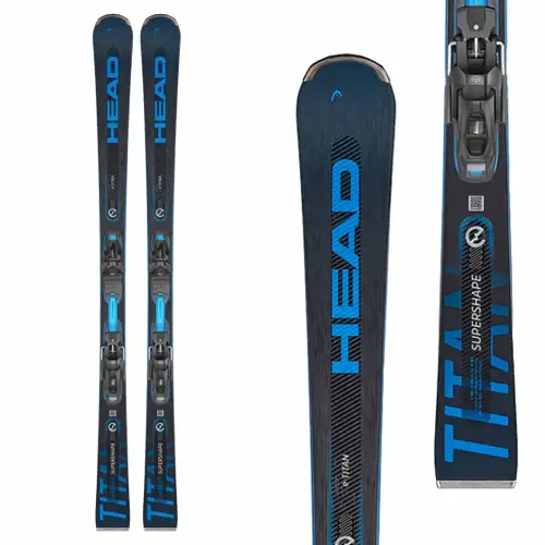 New 2023 HEAD Supershape e-Titan skis with bindings, Size: 170