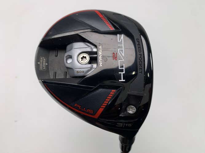 TaylorMade Stealth 2 Plus 3 Fairway Wood 15* Kuro Kage Silver Tini 70g XStiff RH