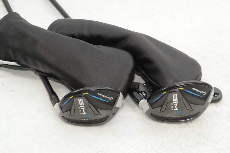 TaylorMade SIM2 Max Rescue 4 and 5 Hybrid Set Right Stiff KBS Graphite # 178768