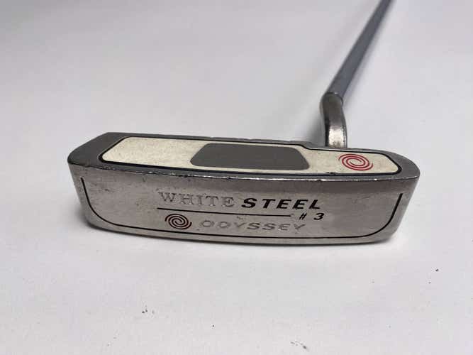 Odyssey White Steel 3 Putter 35" Mens RH