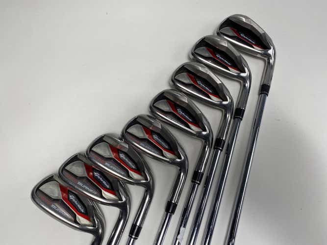 TaylorMade Aeroburner HL Iron Set 4-PW+AW Regular Steel Mens RH Midsize Grips