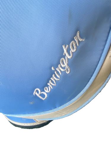 Bennington Golf Bag With Rain Hood Single Strap 6-Way 6 Pockets &Valuables Pouch