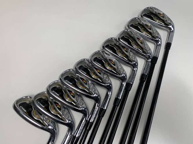 TaylorMade 2008 R7 CGB Max Iron Set 4-PW+AW+SW+LW Fujikura 160 Stiff RH +1.5"