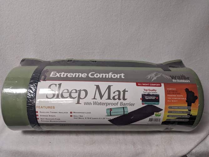 Wilcor Extreme Comfort Sleeping Mat With Waterproof Barrier Size 19.6-70.8 NEW