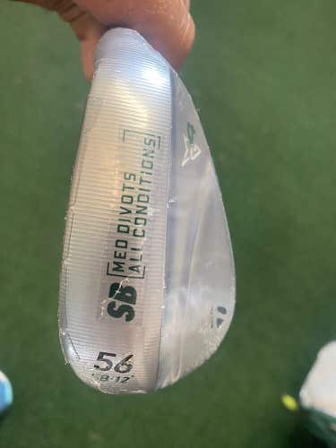 2024 TaylorMade MG4 Milled Grind Wedge 56/12 SB Chrome Raw Face