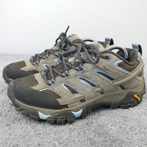 Merrell Moab 2 Vent Womens 7 Hiking Shoes Brindle Gray Low Top Lace Up J99764