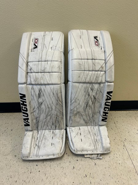 Vaughn Velocity V10 Pro Senior Goalie Leg Pads Used