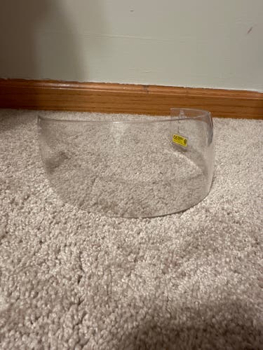 Used Bauer Visor Pro Straight Visor Clear