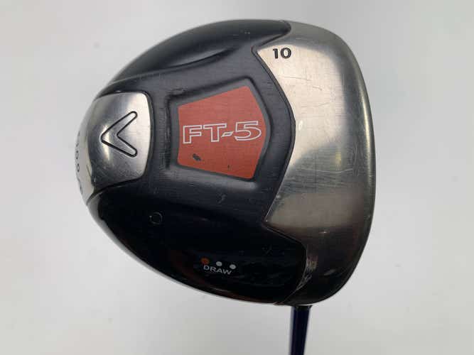 Callaway FT-5 Driver 10* Grafalloy E Fit-On 150 65g Stiff RH Midsize Grip