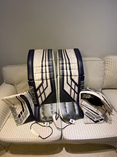 Penn State Used 33" Regular Vaughn VE8 Pro Carbon Goalie Full Set Pro Stock