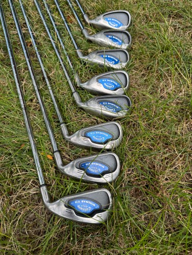 Used Men's Callaway Right Handed Regular Flex Steel Shaft X-16 Iron Set