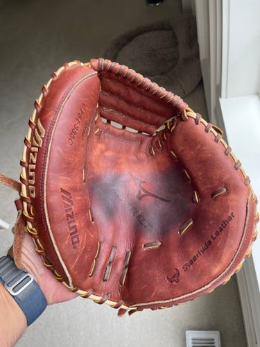 Used Catcher's Right Hand Throw Mizuno Pro Select Baseball Glove 33.5"