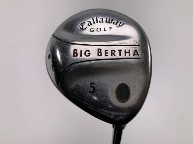 Callaway 2004 Big Bertha 5 Fairway Wood 18* Big Bertha Uniflex Steel Mens RH