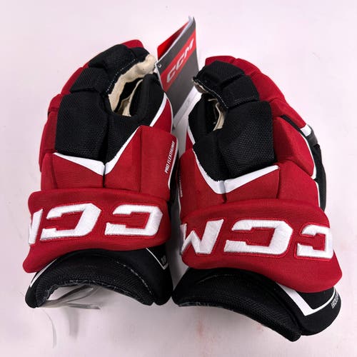 Brand New Black, Red, and White Jetspeed FT6 Pro Gloves - Size 14"