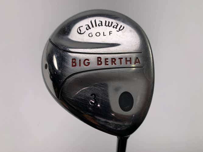 Callaway 2004 Big Bertha 3 Fairway Wood 15* RCH 75w 75g Regular Graphite Mens RH