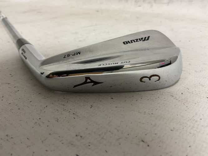 Used Mizuno Mp-67 3 Iron Stiff Flex Steel Shaft Individual Iron