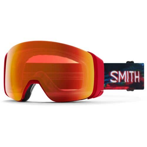 New Smith 4D Mag ski goggles  |  MEDIUM/LARGE fit  |  Color: Crimson Glitch Hunter