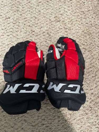 Used  CCM 14" Pro Stock HGTKPP Gloves “all D3O”