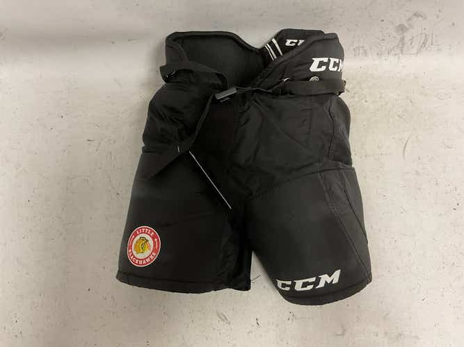 Used Ccm Ltp Little Blackhawks Lg Pant Breezer Hockey Pants