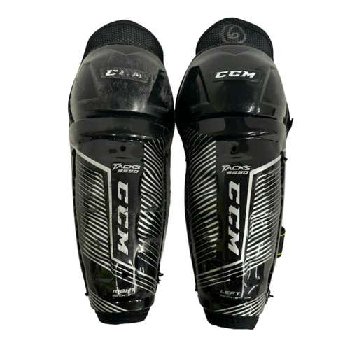 Used Ccm Tacks 9550 8" Hockey Shin Guards