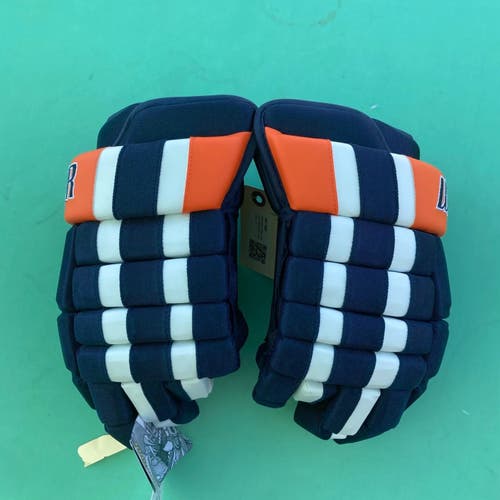 Blue New Senior Warrior Pro Series Gloves 13"