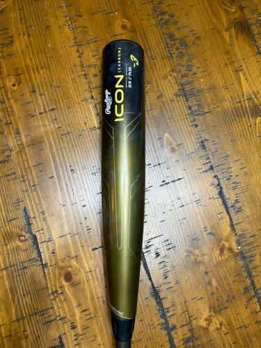 Used  Rawlings BBCOR Certified (-3) 29 oz 32" Icon Bat