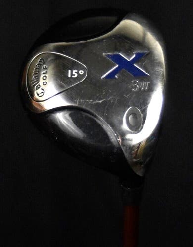 CALLAWAY X 3-WOOD LOFT:15 FLEX:REGULAR LENGTH: 42 IN RIGHT HANDED