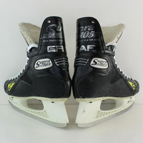 Used Senior Graf Supra 705 Hockey Skates 7.5 (Men Shoe Size 9 US)