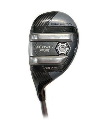 LH Cobra King F8 19* 3 Hybrid Graphite Aldila Rogue Pro 75g Regular Flex