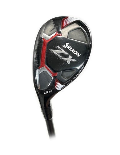 LH Srixon ZX 19* 3 Hybrid/Rescue Graphite Hzrdus Smoke 80g Stiff Flex