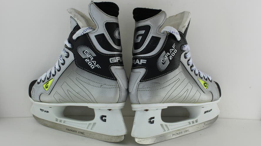 Used Junior Graf 200 Hockey Skates Size 3.5 (Men/Boy Shoe 4.5)