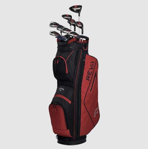 Callaway REVA 2020 Complete Set (8pc, Red, Ladies) Golf NEW