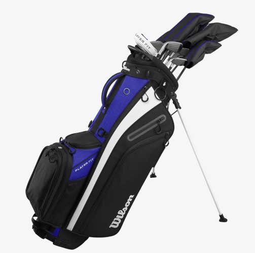 Wilson Playerfit Complete Set (Graphite Regular, 17pc, Men's Stand Bag) Golf