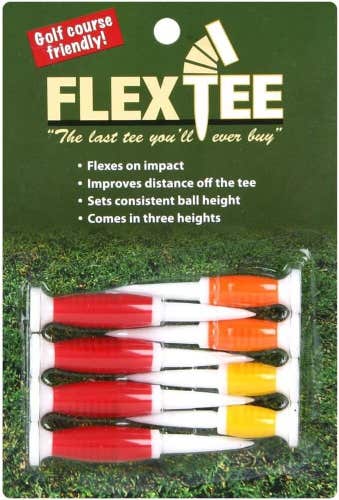 Flex Tee (2.25"/2.5"/3", Red/Orange/Yellow, 8pk) NEW