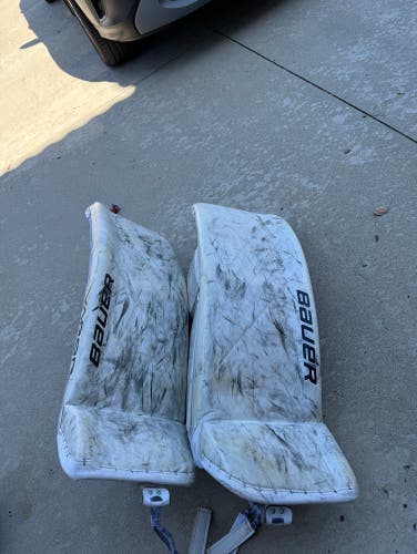 Used Bauer Hyperlite Goalie Pads 35+