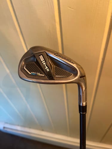 Used Men's TaylorMade Right Handed Stiff Flex Graphite Shaft SIM Max OS Wedge