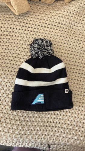 NWT American East Athletic Conf. ‘47 Striped Pom Beanie - Adult