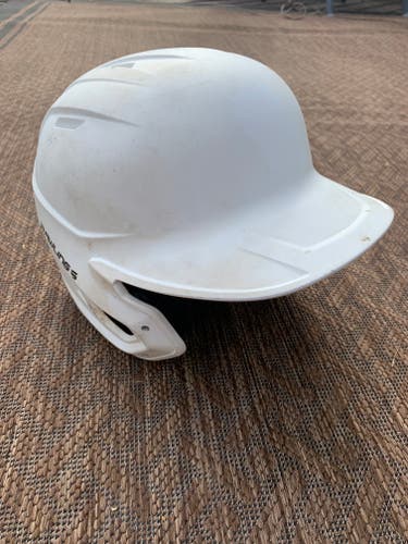 Rawlings Mach Batting Helmet. White. Used.