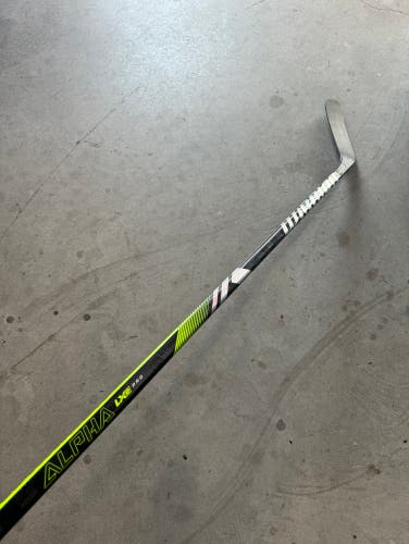 Used Senior Warrior Left Hand PM9 Pro Stock Alpha LX2 PRO Hockey Stick