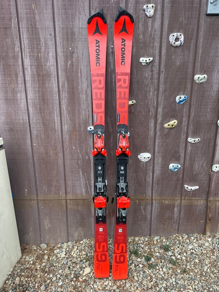 Used Atomic Redster 155 SL Skis With Bindings