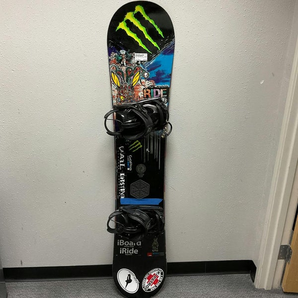 Used Ride Highlife Wide 159 Cm Men's Snowboard Combo