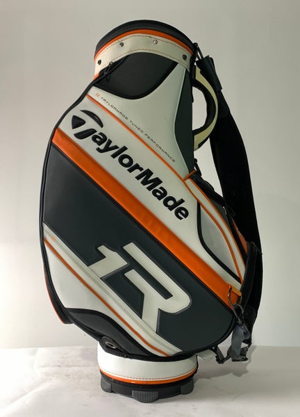 TaylorMade R1 Tour Staff Bag White 6-Way Divide Single Strap Golf Bag 8" x 9.5"
