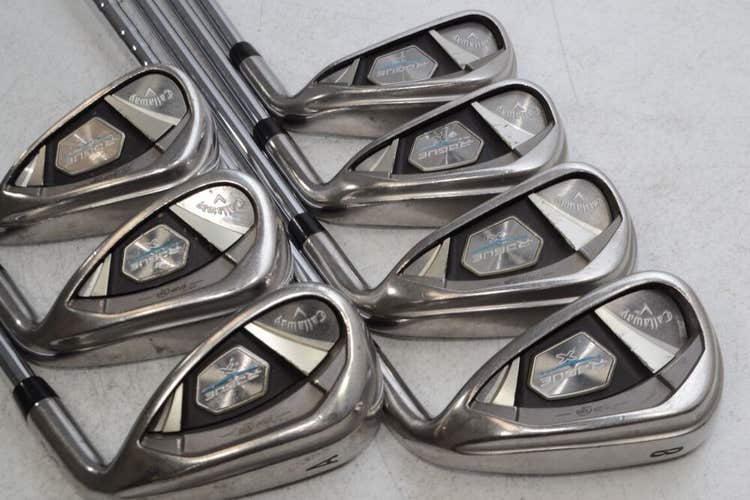 Callaway Rogue X 5-PW,AW Iron Set Right Stiff Flex XP 95 S300 Steel # 178662