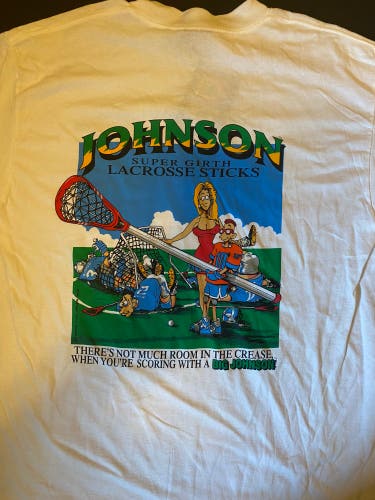 Rare Big Johnson Lacrosse Shirt (Large)