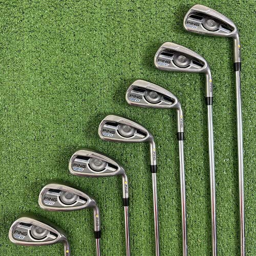 Ping G 2016 Iron Set 5-PW UW Yellow Dot Steel Ping AWT 2.0 Regular Flex RH