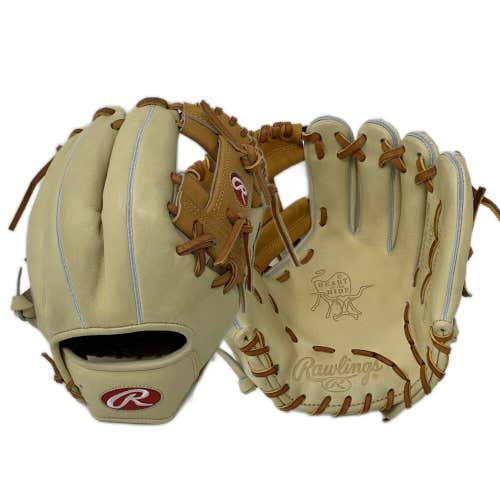 Rawlings Heart of the Hide Camel Tan Web 11.5 I Web Infield Baseball Glove