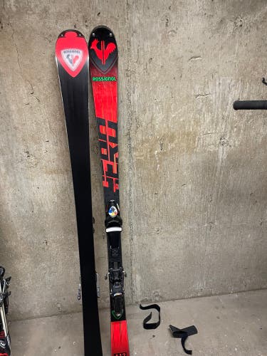 Used Men's Racing With Bindings Max Din 18 Hero Athlete SL Skis