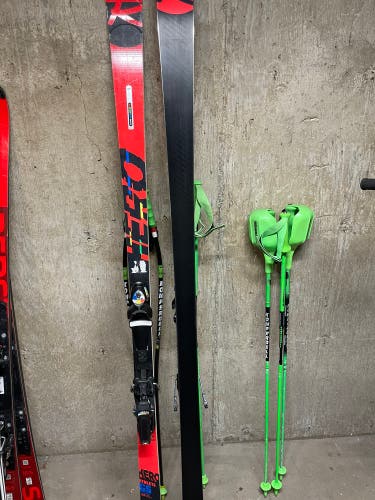 Used 193 cm With Bindings Max Din 18 Hero FIS GS Pro Skis